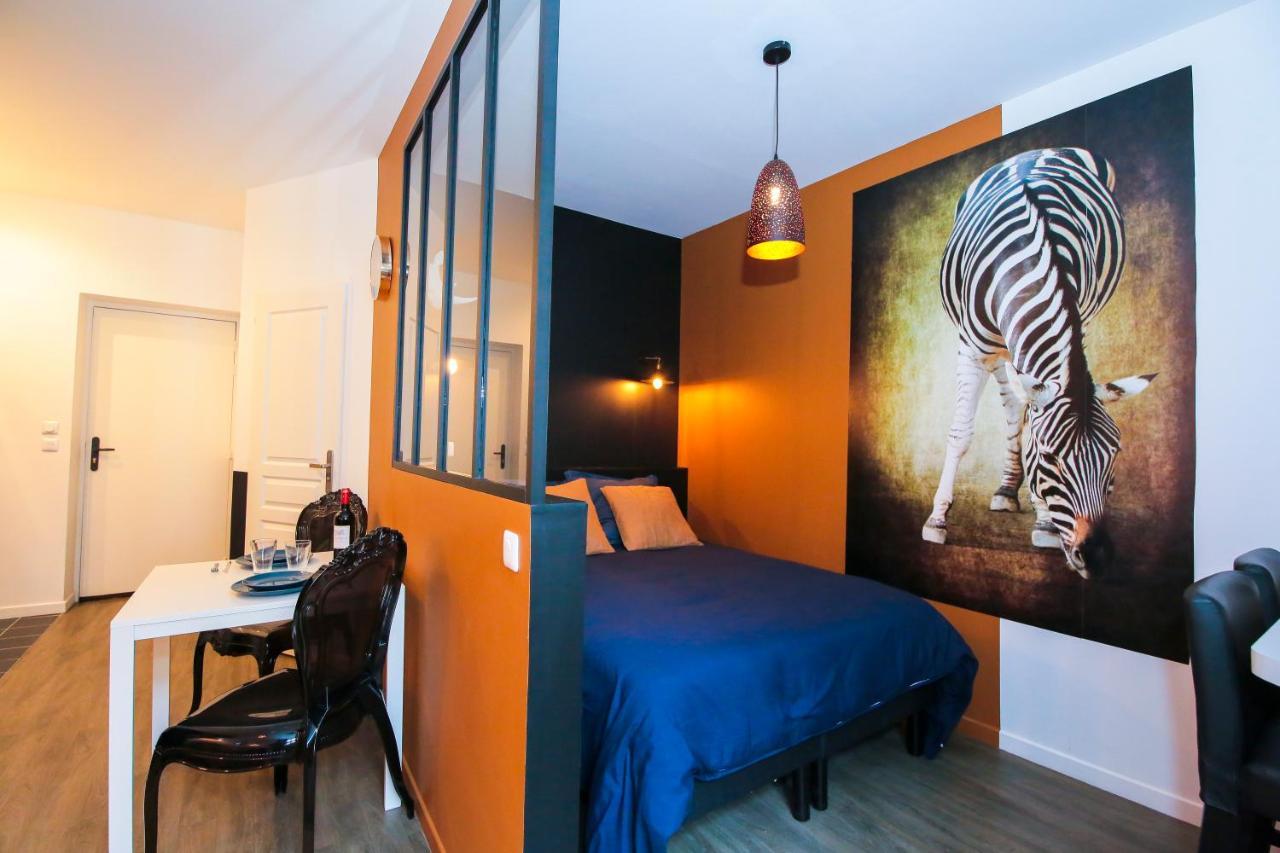 Апартаменты Le Zebre, T1 Hypercentre Chic Et Cosy, Wifi Par Sovalfi Сент-Этьен Экстерьер фото